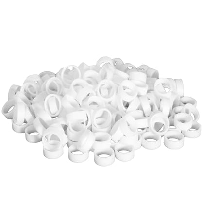 100 PCS Cord Organizer, Silicone Rubber Bands Rings, Cable Straps Organizer Management, USB Holder Earphone Winder Wrapping, 15mm Diameter - size: 15mm Diameter