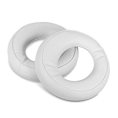 Replacement EarPads for Sony PS3 PS4 Gold Wireless PlayStation 3 PlayStation 4 CECHYA-0083 Stereo 7.1 Virtual Surround Headphones Ear Cushions Pillows Earpads (White) - color: White