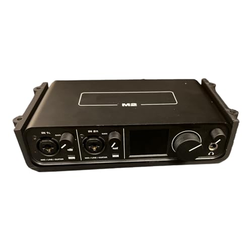 Under Desk Mount Compatible with Motu M2 & M6, Audio Interface Holder, Black