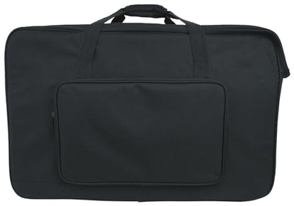 Rockville SB12 V2 Rolling Travel Bag for 12" DJ PA Speakers and Stands | Wheels and Retractable Handle, Stand Pocket, Semi-Rigid Foam Protection, Dual Lockable YKK Zippers, Water-Resistant - size: 12"