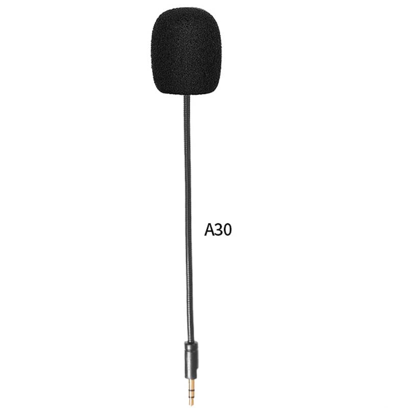 Replacement Microphone Compatible with Logitech Astro A30 Gaming Headset-Flexible Boom Mic with Noise-Canceling Foam
