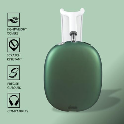 Sonix Protective Case for AirPods Max 2 & 1 | Headphones Cover | Frosted Matte Series | Frosted Matte Forest Green - color: Frosted Matte Green