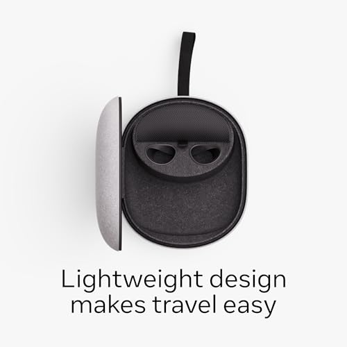 Meta Quest Compact Carrying Case — Works with Meta Quest 3/3S — Refreshed Compact Design — Fits 3/3S, Touch Plus Controller, Active Straps, Charging Cable, and Adapter | Works, Touch Plus Controller, Active Straps, Charging Cable, Adapter - style: Compact