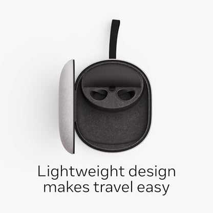 Meta Quest Compact Carrying Case — Works with Meta Quest 3/3S — Refreshed Compact Design — Fits 3/3S, Touch Plus Controller, Active Straps, Charging Cable, and Adapter | Works, Touch Plus Controller, Active Straps, Charging Cable, Adapter - style: Compact