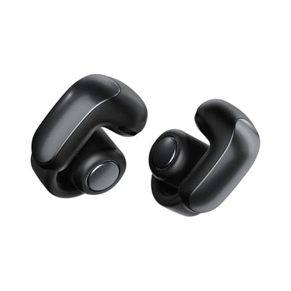 Bose Ultra Open Earbuds - Bluetooth Open Ear Earbuds with OpenAudio for Awareness, Clip-On Design for Comfort, Water Resistant, Up to 48 Hrs of Playtime, Black - color: Black