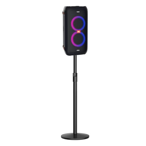 Speaker Stand for JBL Partybox 110/100/120, Adjustable Height | All-Metal Heavy Base, Holds 44 lbs, Sturdy Floor Stand for JBL Partybox 100/110/120,Household, party, performance