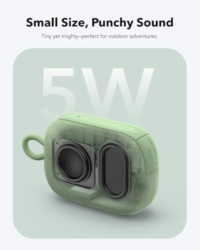 Soundcore Select 4 Go Bluetooth Shower Speaker by Anker, IP67 - color: Green