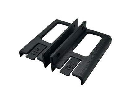 Desk Mount Kit for Focusrite Scarlett 2i2 (2nd Gen) - Under Desk Mount Brackets with Reversible Clips - Secure Mounting Accessories