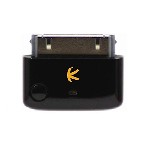i10_Pro (Black) : Bluetooth Transmitter Splitter with aptX/Low-Latency aptX/FastStream/SBC codecs, Compatible with 30-pin iPod,iPhone,iPad. Compatible with AirPods. Compatible with Bose, etc.