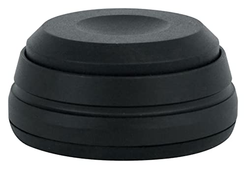 Rockville ISOPAD Aluminum/Silicone Isolation Pad Feet, 8-Pack | 4 Feet Included, Anti Vibration Swivel Top, Anti Slip, 120 lbs Capacity, No Glue/Screws, for Studio Monitors/Subwoofers