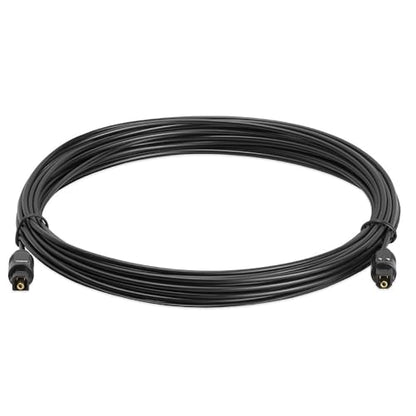 Cmple - Optical Audio Cable 25 ft Toslink Cable Slim Fiber Optic Cable Gold Plated Slim Optical Cord Digital S/PDIF Audio for Soundbar, AV Receivers, TV Sound Bar, Game Console - size: 25FT