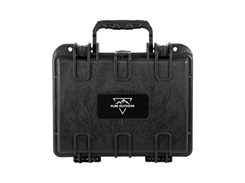 Monoprice Weatherproof/Shockproof Hard Case - IP67, Customizable Foam, 10" x 8" x 4", Black - Pure Outdoor Collection - color: Black, size: 3 Liter, style: Case
