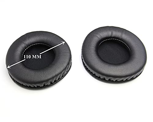 Headphones Replacement Earpads Ear Pads.Universal Ear Cushions Fit for Most Headphone Models: Sennheiser,AKG,HifiMan,ATH,Philips,Fostex,Sony,Beats by Dr. Dre and More (110 MM) - size: 110 MM