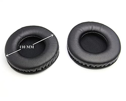 Headphones Replacement Earpads Ear Pads.Universal Ear Cushions Fit for Most Headphone Models: Sennheiser,AKG,HifiMan,ATH,Philips,Fostex,Sony,Beats by Dr. Dre and More (110 MM) - size: 110 MM