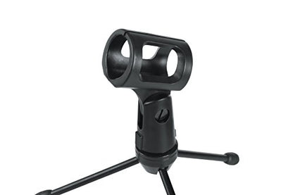 Gator Frameworks Mini Tripod Desktop Microphone Stand with Clip for Wireless Mics and Collapsible Legs (GFW-MIC-0251) - size: Mini Tripod, style: Wireless Mics