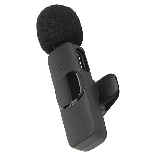 Lavalier Microphone, One to One Mobile Phone Microphone,Automatic Pairing Lavalier Microphone for Video Recording,for Interview Phone Tablet (1)
