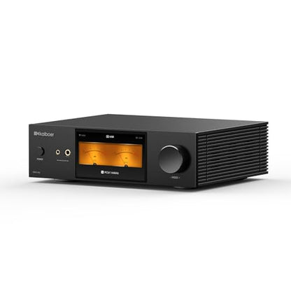 DAC-K5 HiFi DAC/AMP,Desktop Headphone Amplifier,Dual ES9039Q2M DAC,768kHz/32bit,DSD512,6.35mm+4.4mm,RAC,XLR Output,Coaxial, Optical, HDMI-IIS Input,Airplay,Bluetooth 5.4,WiFI6 | Spotify,Tidal Streaming,Dual ES9039Q2M DAC,Airplay,DLNA