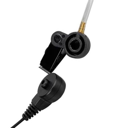 Retevis Surveillance Radio Earpiece, Coiled Cord, for H777/RT22/RT68/RT21 | Compatible with Pxton, Baofeng, Kenwood Walkie Talkie, Security, Police, Walkie Talkie Earpiece with Mic(10 Pack)