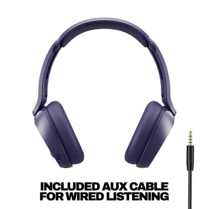 Skullcandy Icon 180 Wireless On-Ear Bluetooth Headphones - Future | 50 Hours Battery, Lightweight and Travel Ready, Secure Fit, Sweat and Water Resistant, Microphone iPhone Android, Foldable - color: Future