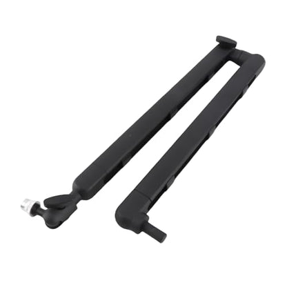 HUIOP Microphone Boom Arm Low Profile Adjustable Stick Microphone Arm Stand with Desk Mount Clamp Screw Adapter Cable Management Metal Mic Boom Arm for Podcast Streaming Gaming Studio