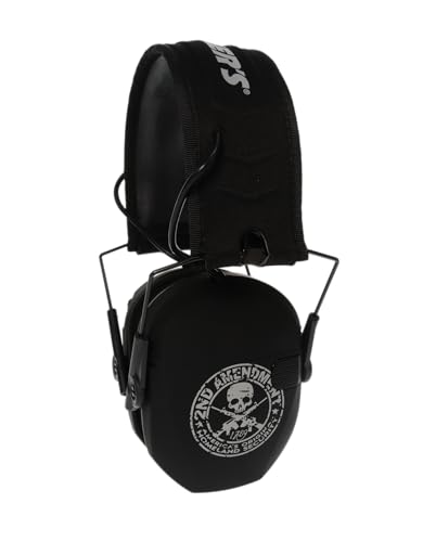 Walker's Razor Slim Electronic Muff - color: 2nd Amendment, size: One Size