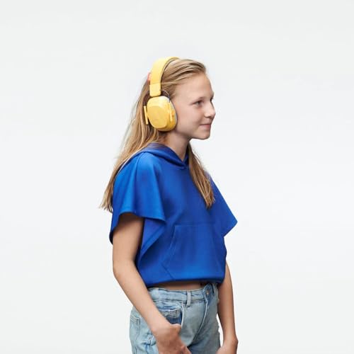 Alpine Muffy Kids Ear Muffs for Kids Ear Protection | 3-16 Years | Autism Sensory Products | 22dB Sound Reduction | Kids Noise Cancelling Ear Muffs | Noise Reduction Headphones for Kids - color: Yellow