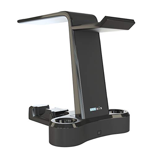 Skywin VR Charging Stand - PSVR Charging Stand to Showcase, Display, and Charge Your PS4 and PS5 VR (PS4 and PS5 Controller) (PlayStation 4 Stand) - color: PlayStation 4 Stand