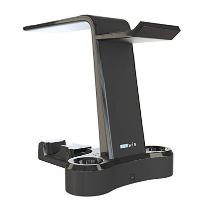 Skywin VR Charging Stand - PSVR Charging Stand to Showcase, Display, and Charge Your PS4 and PS5 VR (PS4 and PS5 Controller) (PlayStation 4 Stand) - color: PlayStation 4 Stand
