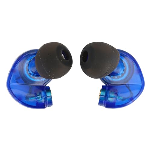 2 Pcs MMCX Interface Replacement Earbud Heads Detachable HiFi Earphone Head with Comfortable Fit for SE215 SE315 SE535(Blue) - color: Blue