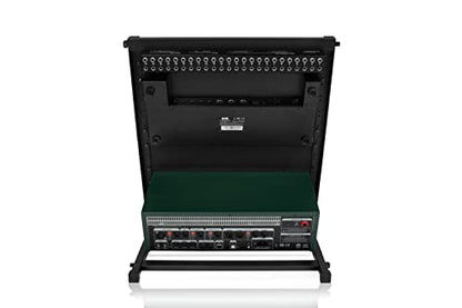Gator Frameworks Angled Metal Desktop Rack Stand with Non-Slip Rubber Feet, 12U Rack Space (GFW-DESKTOPRK-12U) - size: 12 Rack Space