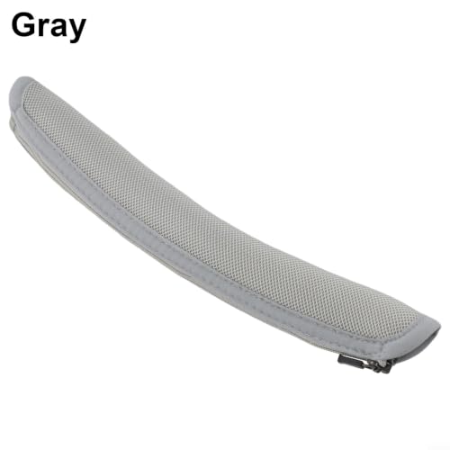 Soft Mesh Headband Cover for SONY WH-1000XM6, Breathable Replacement Pad Cushion with Zipper, Protective Sleeve for Extended Comfort, Black or Gray(Gray) - size: Gray