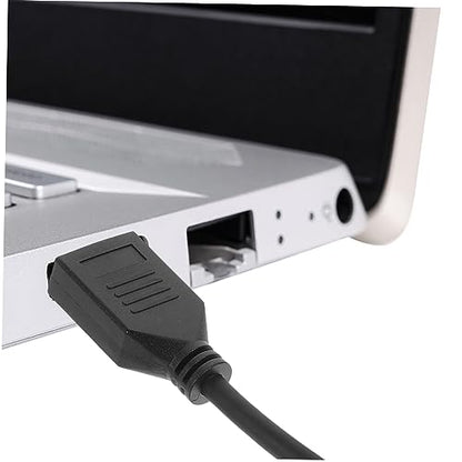 Toyvian Extension Cable Male to Female Hd Right-angle Adapter for Gaming Monitor Easy Installation Stable Transmission and Versatile Use Offices and Studios