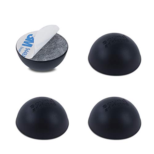 Subble 1.2'' (4 Pack) Silicone Feet Isolation for Amplifiers, Decks or Any Other Audio Equipment, Non-Skid Hemisphere with Adhesive (Sustain up to 24lb) | Subble - size: 1.2'' - 4Pack for Audio Equipment