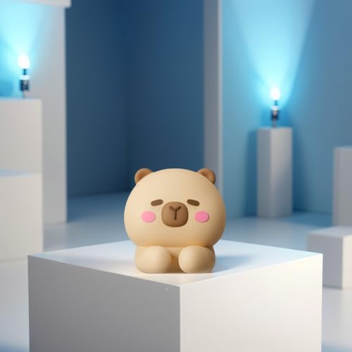 Capybara Cable Organizer, Adorable Animal-Shaped Cable Clips, Desk Cable Management Cord Holder for Home and Office, Cute Wire Clips for Headphones, Chargers, USB Cables (3-Pack)