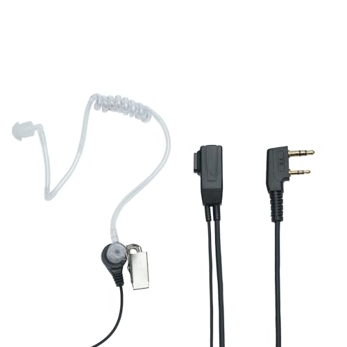 Acoustic Tube Earpiece Headset Compatible with Baofeng UV-5R Kenwood 4PCS