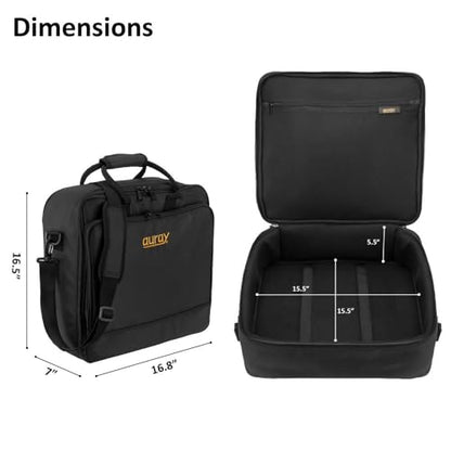 AURAY Nylon Padded Mixer Bag w Gear Protector, Fits Up to 15x15 inch Mixers - size: Fits Up to 15x15" Mixers