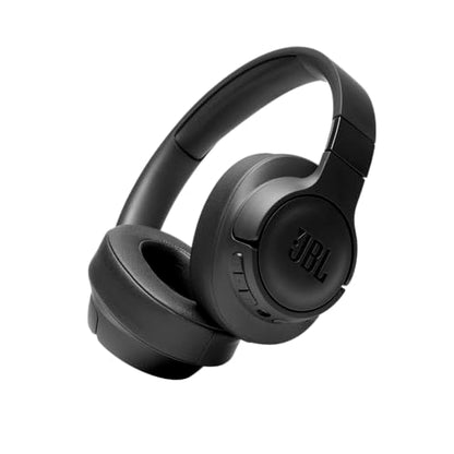 JBL Tune 760NC - Over-Ear Nc Headphones - Black | Active Noise Cancelling, JBL Pure Bass Sound, 35H battery life with BTNC 2H recharging time, Hands-free calls Voice control - color: Black, style: Lightweight
