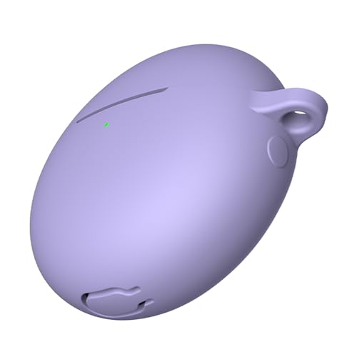 Durability Silicone Protective Cover for Wireless Earbuds with AntiScratch Design with Carrying Hook - color: Matcha Green