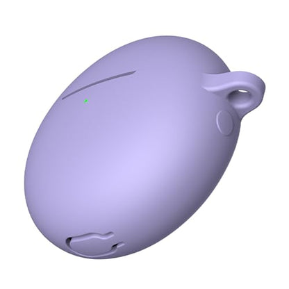 Durability Silicone Protective Cover for Wireless Earbuds with AntiScratch Design with Carrying Hook - color: Matcha Green