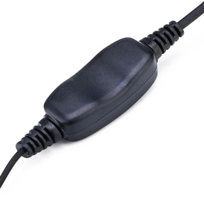 Retevis RT68 Walkie Talkie Earpiece with Mic, for RT22/RT21/H777/RT27/RT68H | Soft Earhook, 2 Pin , Compatible with Kenwood, Pxton, Baofeng BF-888S 2 Way Radio, Two Way Radio Headset(10 Pack) - style: Soft Earhook