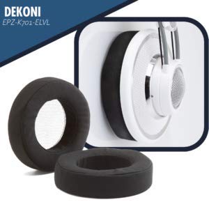 Dekoni Audio Elite Earpads for AKG K702, K701 Headphones (Elite Velour) - color: Elite Velour