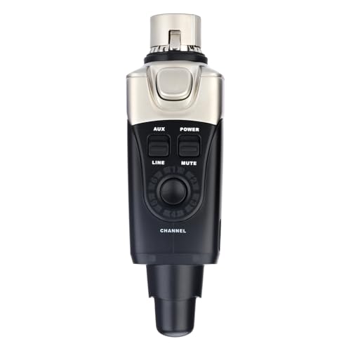 Xvive U45R4 Wireless in Ear Monitor System 5.8ghz IEM System 1 Transmitter and 4 Bodypack Receiver, Black - color: U45R4 BLACK