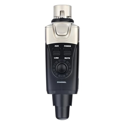 Xvive U45R4 Wireless in Ear Monitor System 5.8ghz IEM System 1 Transmitter and 4 Bodypack Receiver, Black - color: U45R4 BLACK
