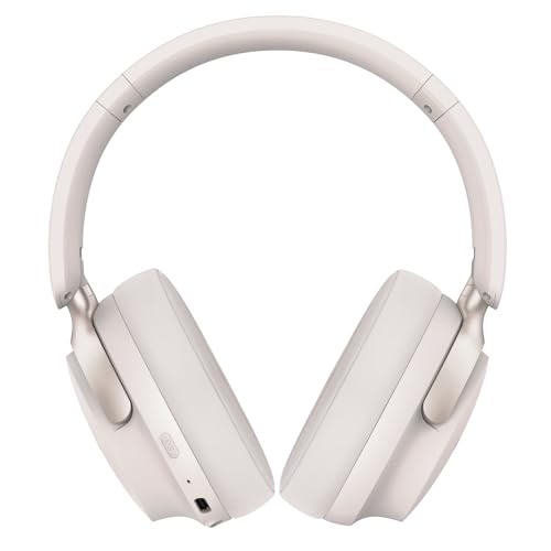 B8 Bluetooth Headphones Over Ear, 6 EQ Music Modes and 50H Playtime Deep Bass Wireless Headphones with Mic, Lightweight Folding HiFi Stereo Headset for iPad/Travel/Tablet/PC/Home Grey - color: Grey