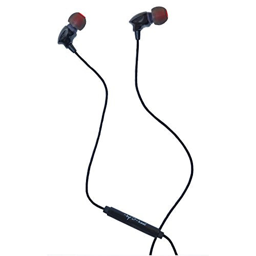 I-Kool Sound-101 Precision Noise Isolating Porcelain Cast Crisp Sound Earbud Style Earphones (Black Sapphire)