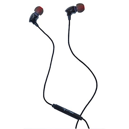 I-Kool Sound-101 Precision Noise Isolating Porcelain Cast Crisp Sound Earbud Style Earphones (Black Sapphire)
