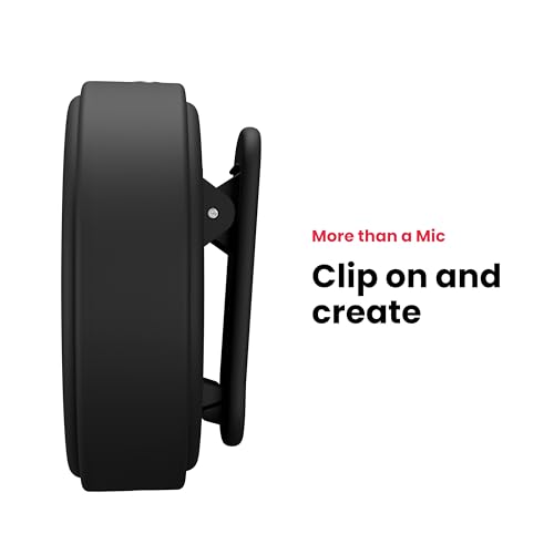 Pivo Wireless Mic Lavalier Lapel Clip-on Bluetooth Professional Ultra-Functional and Compact Microphone for iPhone and Android