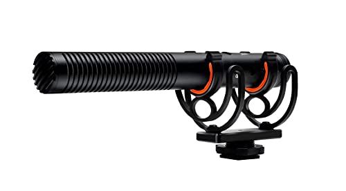 Advanced Super Cardioid Microphone Compatible with Panasonic HC-X1500 (Stereo/Shotgun) with Dead Cat Wind Muff