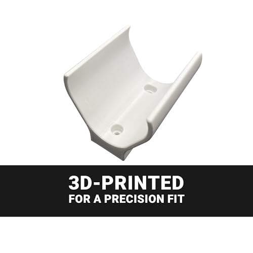 Spartan Mounts Compatible with SONOS Roam Bluetooth Speakers | Low Profile Wall Mount Anywhere Design for Home, Office, Studio, Garage, Dorm, Patio, Auto, Boat, Golf Cart - color: White