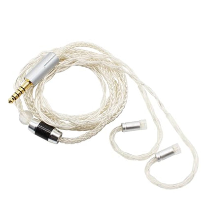 Youkamoo 4.4mm Balanced IEM Earphones Replacement Cable Compatible with Sennheiser IE80 IE80S IE8 IE8i, in-Ear Monitor Earphone Upgrade Cord 4ft/1.2m - style: 4.4mm Balanced